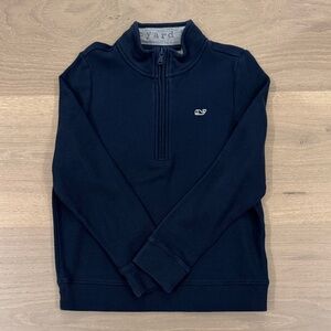 Vineyard Vines Kids Navy Zip-Up Top